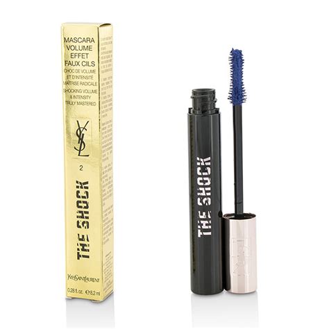 yves saint laurent the shock volumizing mascara in blue underground